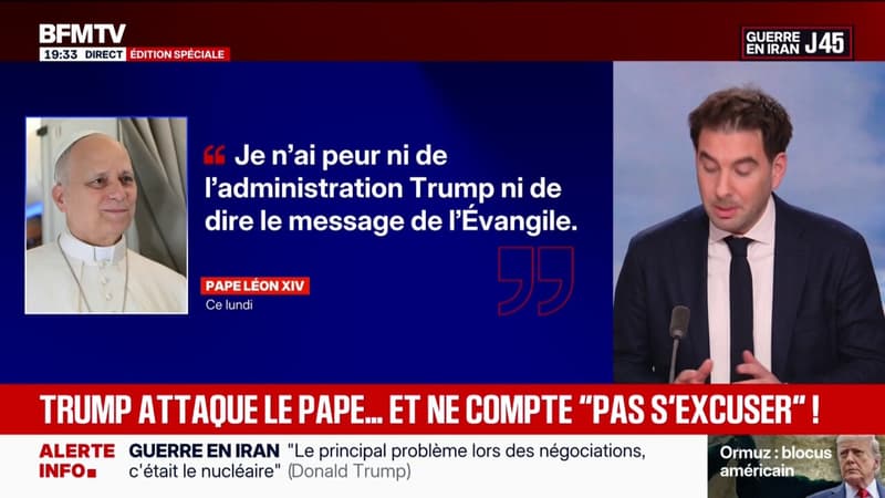 "Je ne suis pas un grand fan": retour sur les invectives de Donald Trump envers le pape Léon XIV