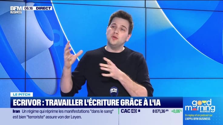 Le Pitch : Écrivor, travailler l'écriture grâce à l'IA - 30/01