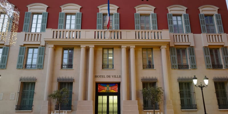 La façade de la mairie de Nice, le 8 janvier 2020.