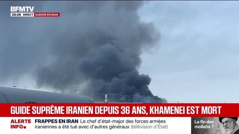 Un incendie est en cours dans une zone industrielle de Doha au Qatar après l'interception d'un missile iranien