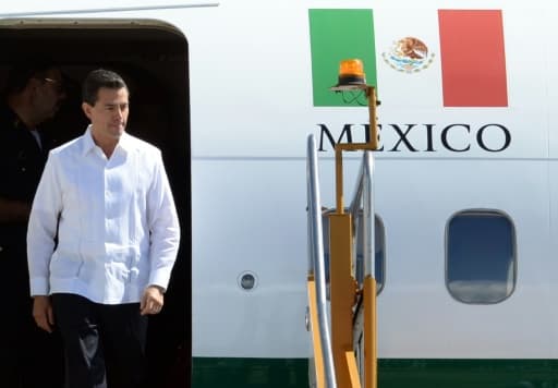 Le président mexicain Enrique Pena Nieto à Manille, le 17 novembre 2015 Le président mexicain Enrique Pena Nieto à Manille, le 17 novembre 2015