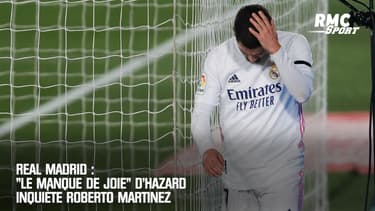 Real Madrid : "Le manque de joie" d’Hazard inquiète Roberto Martinez