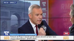 "Moi j'irai personnellement dans les réunions départementales" insiste François de Rudy