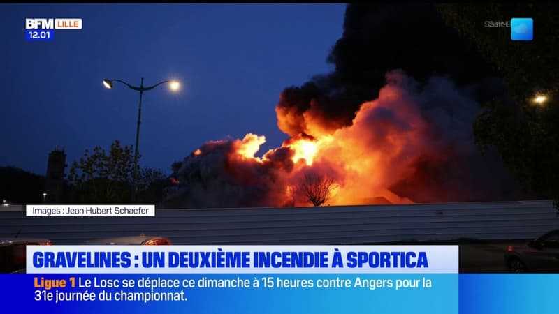 Gravelines: le Sportica touché par un nouvel incendie