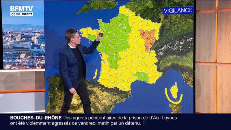 De la neige dans l'Est et des températures en baisse, la météo de ce samedi