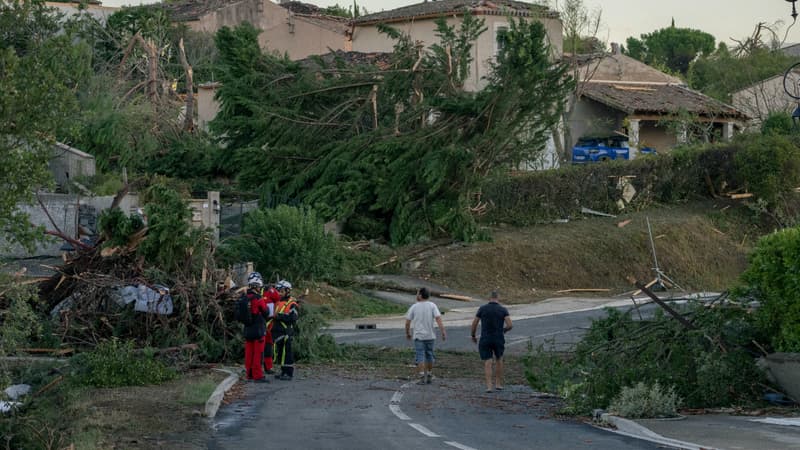 Tornade dans l'Aude: les deux personnes portées disparues retrouvées légèrement blessées