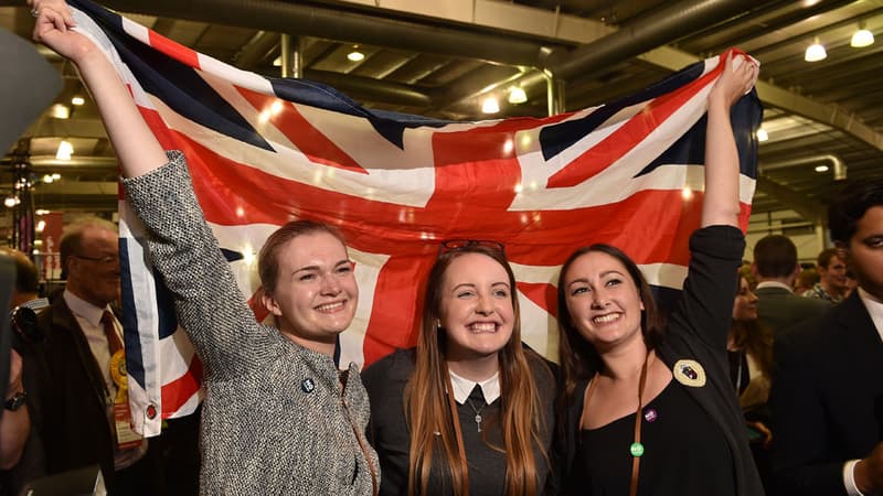 En Ecosse, après l'annonce des résultats du vote.