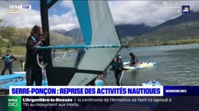 Alpes du Sud: reprise des activités nautiques sur le lac de Serre-Ponçon
