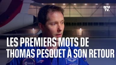 Les premiers mots de Thomas Pesquet après son retour sur Terre