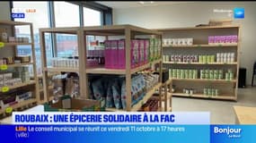 Roubaix: une épicerie solidaire à la face