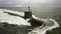 Un sous-marin américain de la classe Virginia, photographié le 26 novembre 2009 dans l'Océan atlantique 