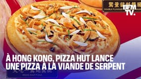 À Hong Kong, Pizza Hut commercialise une pizza à la viande de serpent 