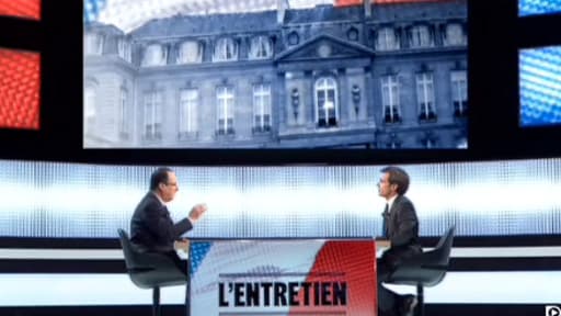 François Hollande sur France 2, jeudi soir.