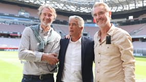 James Ratcliffe, Jean-Pierre Rivère et Bob Ratcliffe à Nice en septembre 2021