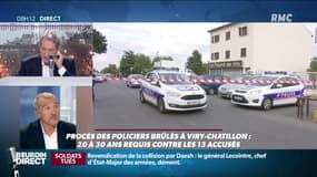 Policiers brûlés à Viry-Châtillon: "30 ans requis, ça peut paraître ferme, mais c'est légitime"