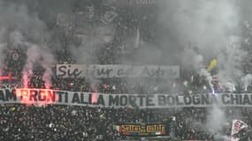 Les supporters de Bologne lors du match de Ligue des champions contre l'AS Monaco - le 05/11/2024