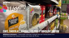 Café, chocolat, viande... Le prix de certains produits alimentaires repart à la hausse, avec une augmentation d'1,7% en un an en moyenne