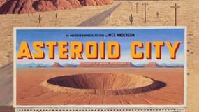 Un détail de l'affiche d'Asteroid City