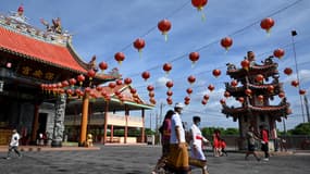 Temples à Denpasar sur l'île indonésienne de Bali. (photo illustration)