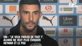 OM : "Je veux parler de foot !", Alvaro ne veut plus évoquer Neymar et le PSG