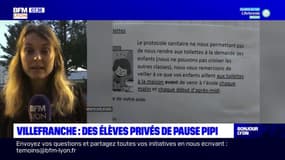 Villefranche-sur-Saône: des élèves de maternelle privés de pause toilette, une enseignante rappelée à l'ordre