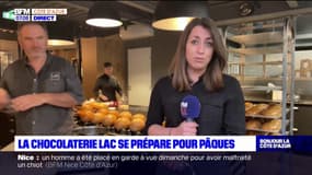 Nice: la chocolaterie Lac se prépare pour Pâques