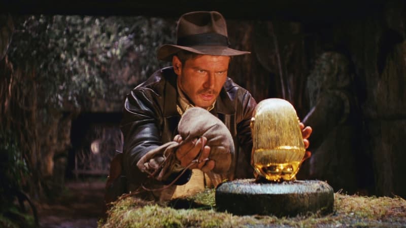 Harrison Ford dans "Les Aventuriers de l'Arche perdue"