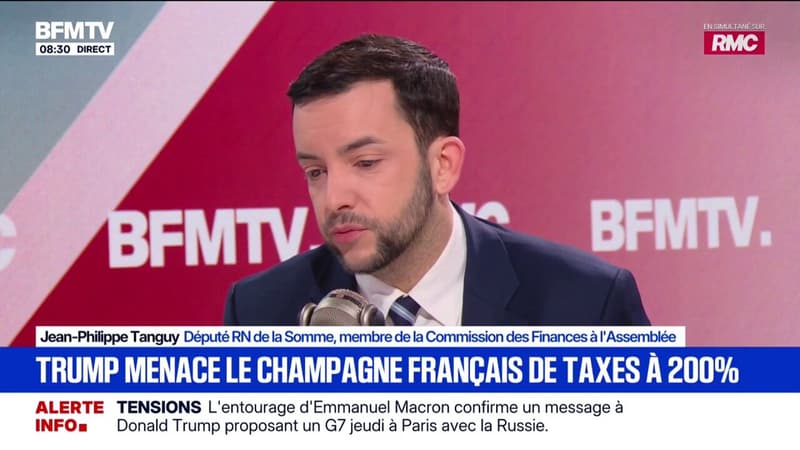 Groenland: "Il faut prendre au sérieux ce que dit Donald Trump", affirme Jean-Philippe Tanguy, député Rassemblement National de la Somme