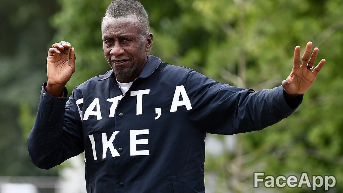 Blaise Matuidi avec FaceApp