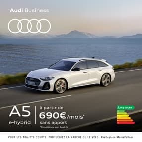 Audi A5 e-hybrid et A3 TSFI e, l’électrification qui conjugue style et technologie