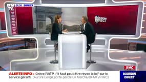 Grève RATP: la députée LaRem Aurore Bergé estime qu'il "faut peut-être revoir la loi"