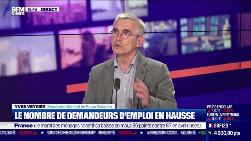 Y.Veyrier (FO) : On a toujours un nombre de demandeurs d'emploi qui reste à des niveaux records
