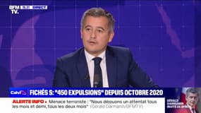 Attentat d'Arras: le projet de loi immigration "aurait permis d'expulser cette personne lorsqu'il a tapé sa maman", affirme Gérald Darmanin 