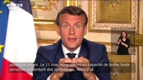 Emmanuel Macron: "Le 11 mai, nous serons en capacité de tester toute personne présentant des symptômes"
