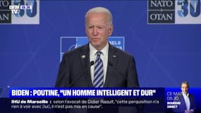 "C'est un homme intelligent et dur": Joe Biden à propos de Vladimir Poutine avant leur rencontre ce mercredi