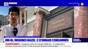 Incidents OM-OL: deux supporteurs lyonnais condamnés après les débordements mais relaxés pour les saluts nazis