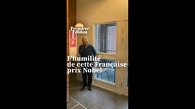 L'humilité d'Anne L'Huillier lorsqu'elle apprend qu'elle est la lauréate du prix Nobel de physique