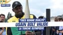 Paris 2024 : "Très bonne qualité", Usain Bolt valide la torche olympique 
