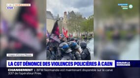 La CGT dénonce des violences policières lors d'une manifestation à Caen