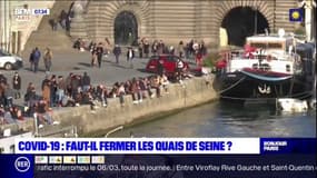 Covid-19: faut-il fermer les quais de Seine avec l'arrivée des beaux jours?