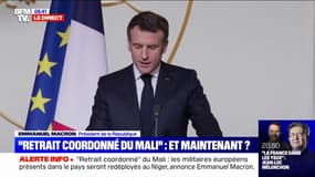 "Je récuse ce terme d'échec": pour Emmanuel Macron, l'intervention de la France au Sahel en 2013 a évité "un effondrement de l'État malien"