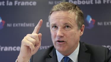 Nicolas Dupont-Aignan, le 9 mai 2014.