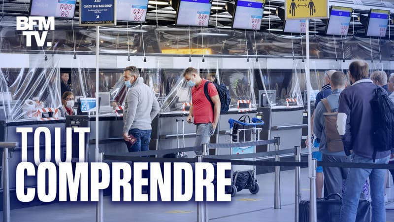 Des passagers à l'aéroport de Schiphol aux Pays-Bas.