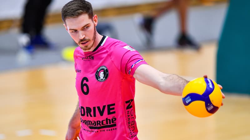 Quentin Jouffroy avec Narbonne en mars 2022