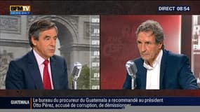 François Fillon face à Jean-Jacques Bourdin en direct