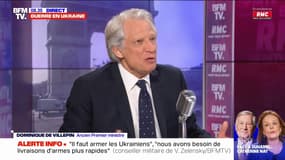 Dominique de Villepin sur l'Ukraine:  "Si nous n'arrêtons pas la guerre, nous devrons faire face à un tsunami pour l'ensemble de la planète"