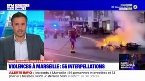 Marseille: 56 interpellations lors d'une nuit d'émeutes