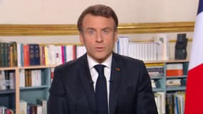 Emmanuel Macron le 31 décembre 2022.
