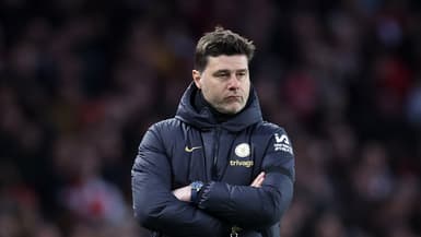 Mauricio Pochettino le 24 avril 2024 avec Chelsea