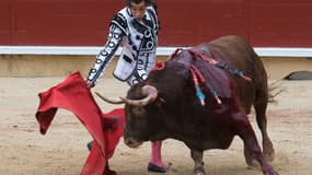 Le matador espagnol Curro Diaz, à Bayonne, le 15 août 2017 (PHOTO D'ILLUSTRATION).